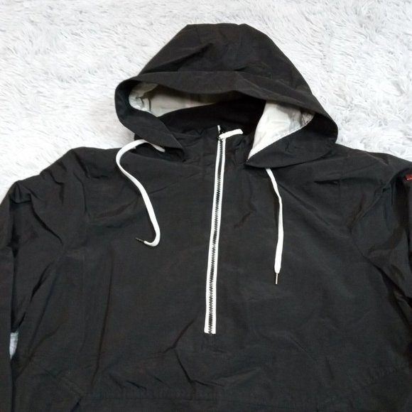 Swiss Tech Womens Jacket Windbreaker Black XL Kangaroo Pockets Liner Cinch Waist - Picture 4 of 15